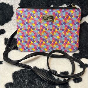 Betsey Johnson Women's Colorful Polka Dot Crossbody‎ Purse